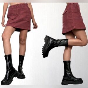 Corduroy shirt skirt size 2 by American Eagle